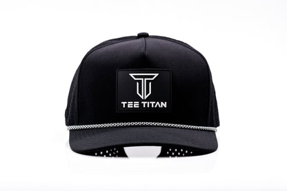 Tee Titan Rope Snapback Golf Hat - Lightweight Breathable Moisture-Resistant Flex Fit Minimalist Modern Design for Performance & Style
