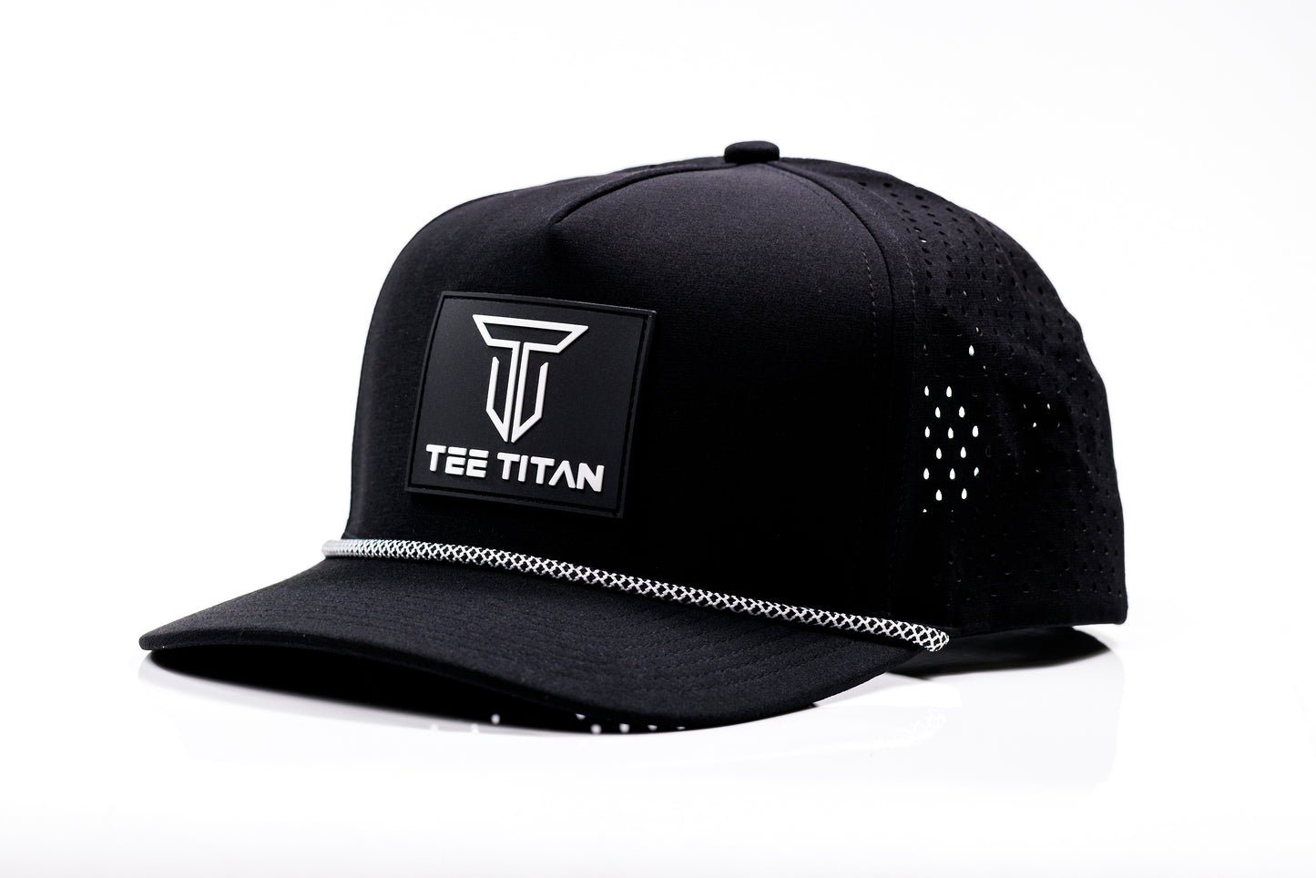 Tee Titan Rope Snapback Golf Hat - Lightweight Breathable Moisture-Resistant Flex Fit Minimalist Modern Design for Performance & Style