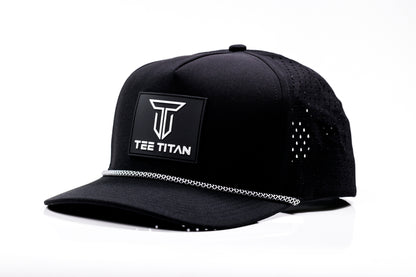 Tee Titan Rope Snapback Golf Hat - Lightweight Breathable Moisture-Resistant Flex Fit Minimalist Modern Design for Performance & Style