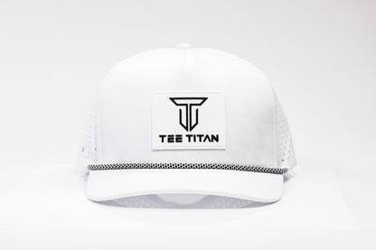 Tee Titan Rope Snapback Golf Hat - Lightweight Breathable Moisture-Resistant Flex Fit Minimalist Modern Design for Performance & Style