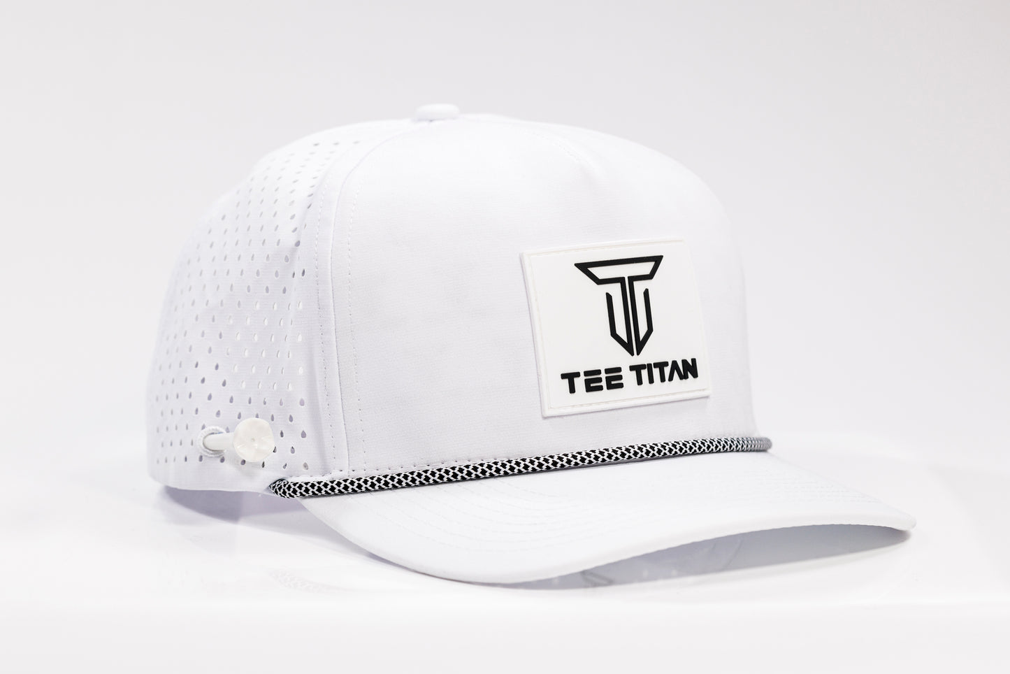 Tee Titan Rope Snapback Golf Hat - Lightweight Breathable Moisture-Resistant Flex Fit Minimalist Modern Design for Performance & Style
