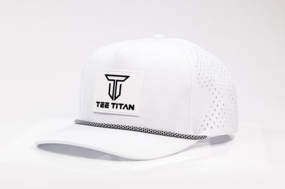 Tee Titan Rope Snapback Golf Hat - Lightweight Breathable Moisture-Resistant Flex Fit Minimalist Modern Design for Performance & Style