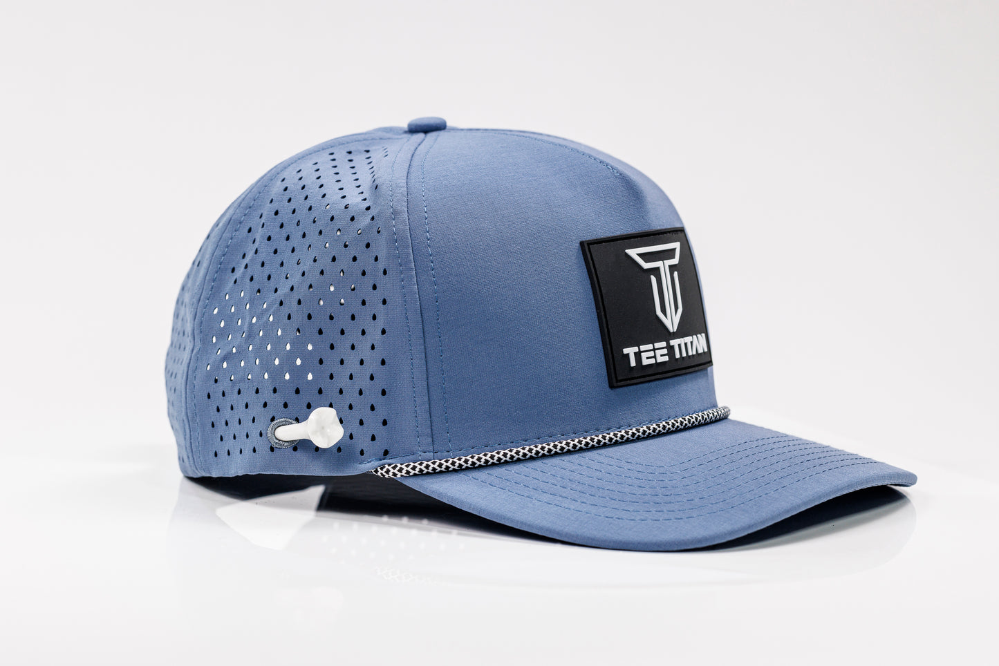 Tee Titan Rope Snapback Golf Hat - Lightweight Breathable Moisture-Resistant Flex Fit Minimalist Modern Design for Performance & Style