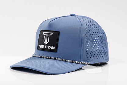 Tee Titan Rope Snapback Golf Hat - Lightweight Breathable Moisture-Resistant Flex Fit Minimalist Modern Design for Performance & Style